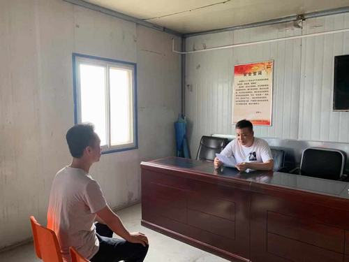 陕煤建设矿建二公司主题教育专题调研沉入基层