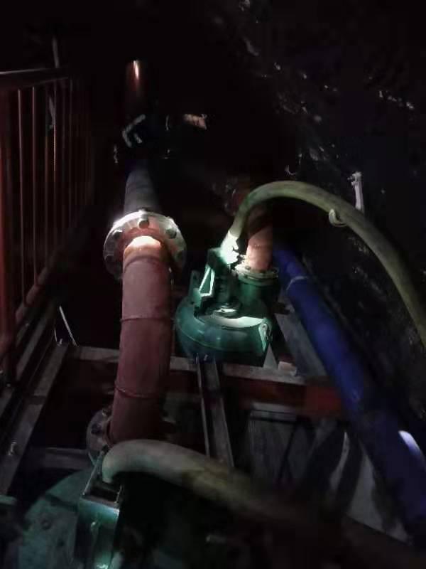 陕煤建设机电安装公司完成曹家滩矿井主副斜井2#联巷排水设备安装