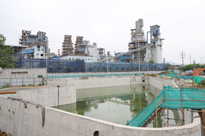 陕煤建设汉中分公司承建的陕钢集团汉钢公司万方水池顺利完成主体施工