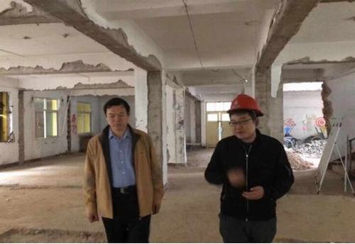 陕煤实业集团领导检查陕煤建设咸阳分公司承建的西煤机单身楼医护养老项目