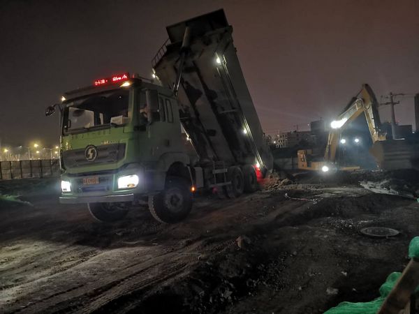天工公司防疫复工正当时  现场施工忙不停