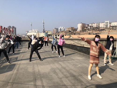 陕煤建设机电安装公司：工间操“嗨”起来