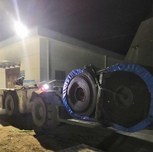 陕煤建设机电安装公司承建的瑞能矿井下胶带输送机成功试运转