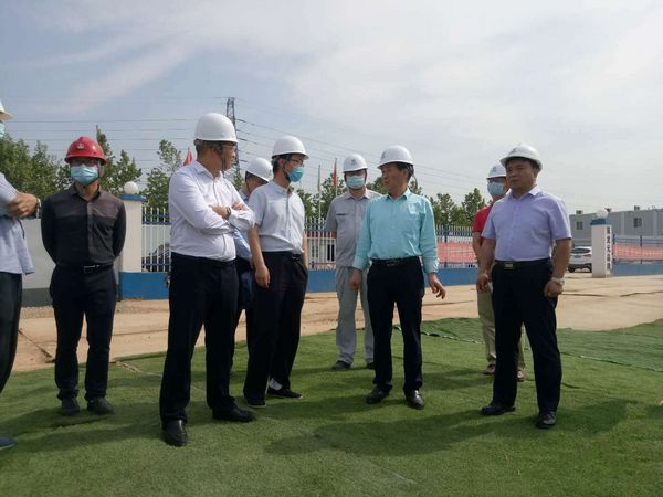 西安市临潼人大常委会主任李晓明莅临天工公司 中储粮项目部检查指导工作