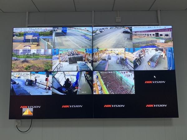 陕煤建设渭南分公司南京金龙项目部引进“智慧工地可视化”亮了眼