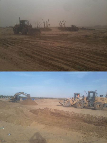 陕煤天工公司土建十七部厉兵秣马积极备战新工程