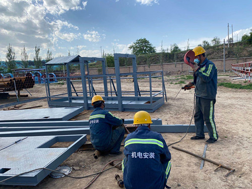 陕煤建设机电安装公司掀起大干一百天劳动热潮