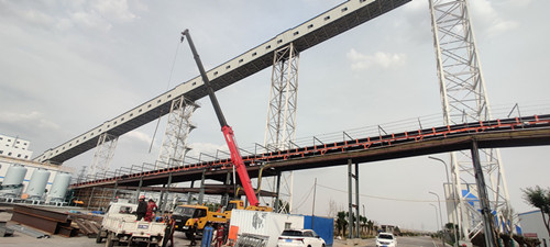 陕煤建设机电安装公司完成曹家滩地面措施工程带式输送机安装工程