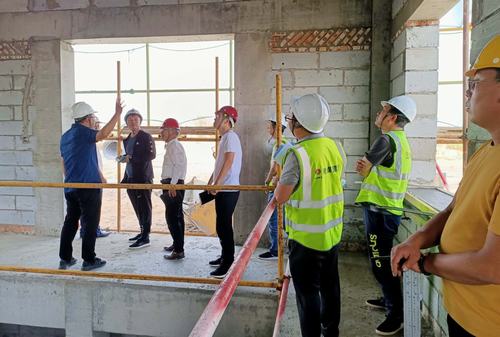 陕煤建设铜煤公司第八项目部承建的靖神铁路高家伙场车站主体验收顺利通过