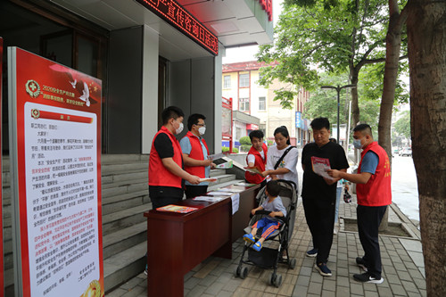 陕煤建设机电安装公司开展“安全生产宣传咨询日”活动