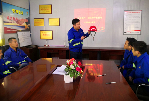 陕煤建设矿建三公司：安全生产，团员青年“现身说法”