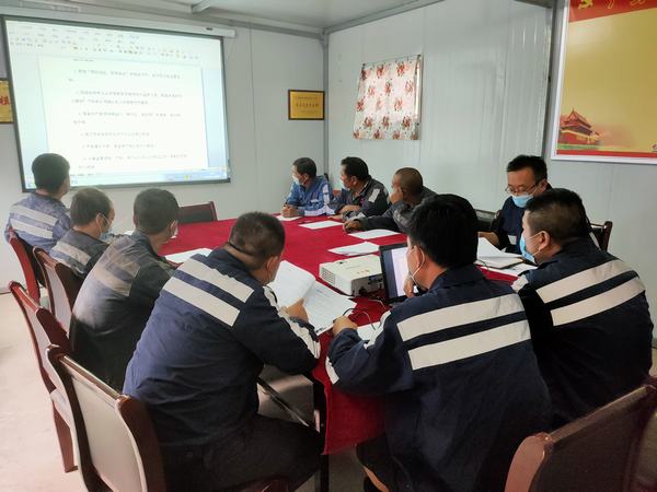 陕煤建设洗选煤运营公司安装第二项目部：时刻绷紧安全生产弦