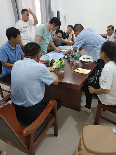 咸阳分公司承建的玉桂园住宅小区4#、5#楼顺利通过分户验收