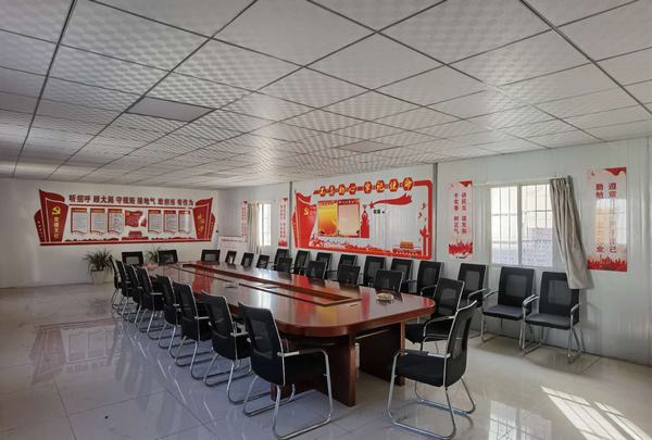 陕煤建设矿建二公司车村项目部劲吹文化风