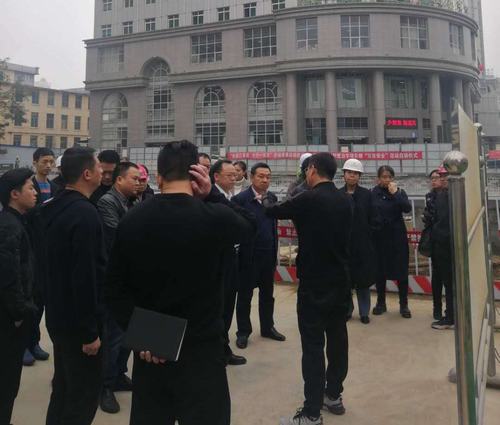 四川省达州市住建局考察团莅临城市停车场BOT项目考察指导工作