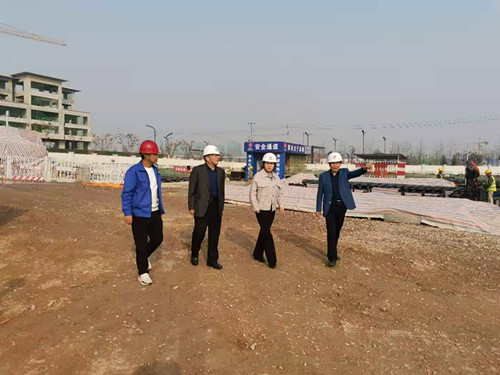 王明智、杨让顺深入空港PPP项目检查指导工作