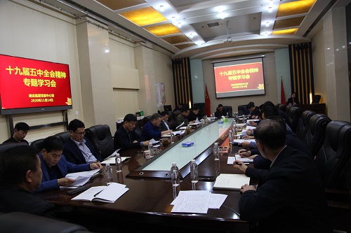 建设集团召开专题会议学习党的十九届五中全会精神