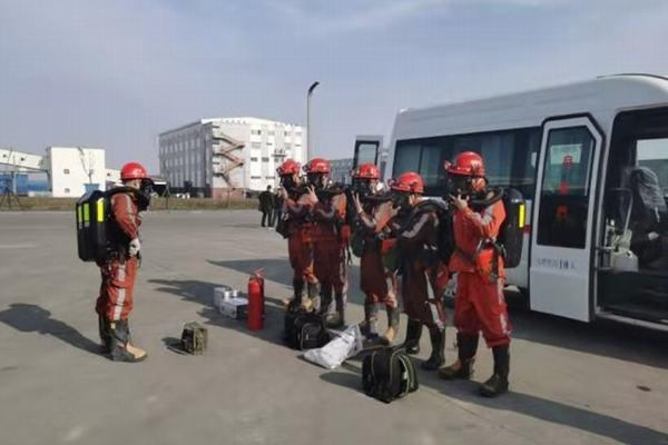 陕煤建设矿建二公司小保当项目部：应急演练助力“百日安全”