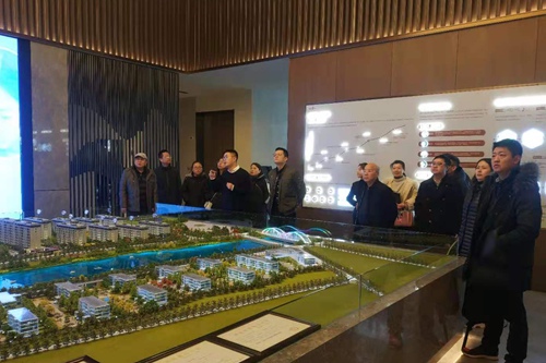 陕煤建设公司赴地建嘉信置业商洛江山臻境项目进行对标学习