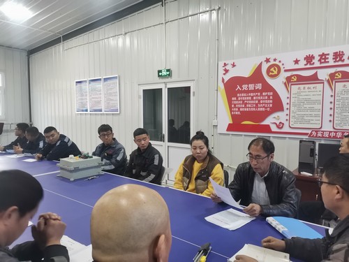 陕煤建设洗选煤运营公司安装第五项目部：强化教育培训 安全牢记心中