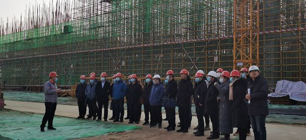 陕煤建设钢网架顶升新技术应用观摩活动在渭南分公司南京金龙项目部顺利开展