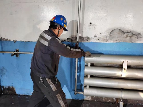 陕煤建设洗选煤运营公司红柳林洗煤厂项目部: 防寒防冻，以“动”制“冻”