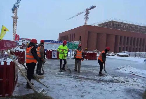 陕煤建设铜煤公司第十六项目部欲“雪”奋战保生产  攻坚克难促发展