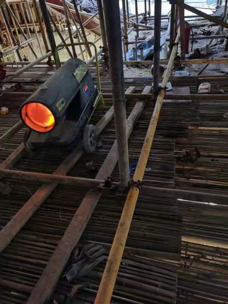 陕煤建设天工公司中储粮项目冬季措施抓得紧工程施工走得稳