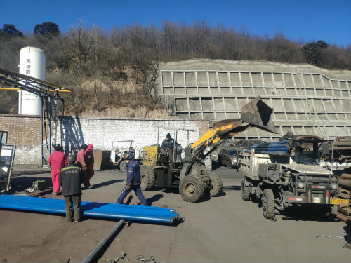 陕煤建设机电安装公司建庄项目部防疫施工两促进