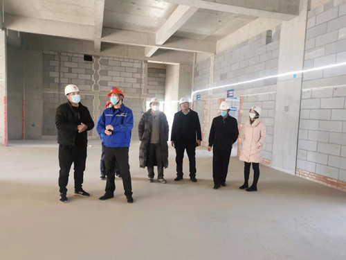 碧桂园陕西圣米兰实业公司参观考察天工公司在建项目