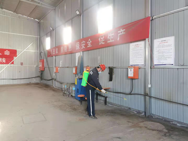 陕煤建设澄合分公司第一机电安装队疫情防控不减压 复工复产再加速