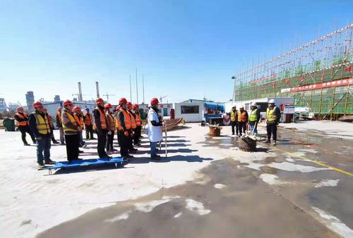 陕煤建设铜煤公司第十六项目部组织开展综合应急救援演练专项活动