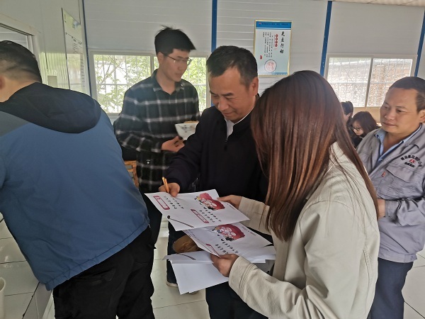 陕煤建设澄合分公司多点行动兴起餐桌文明风