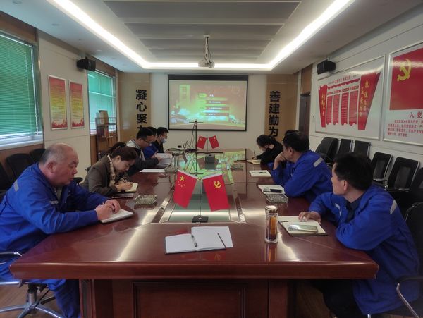 陕煤建设天工公司土建十五部党支部学习百年党史汲取奋进力量