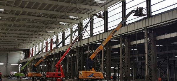 陕煤建设澄合分公司渭南南京金龙项目“五一”假期项目建设不停歇