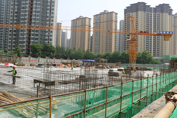 陕煤建设智慧泊车BOT项目钓台广场地下停车场建设取得阶段性成效