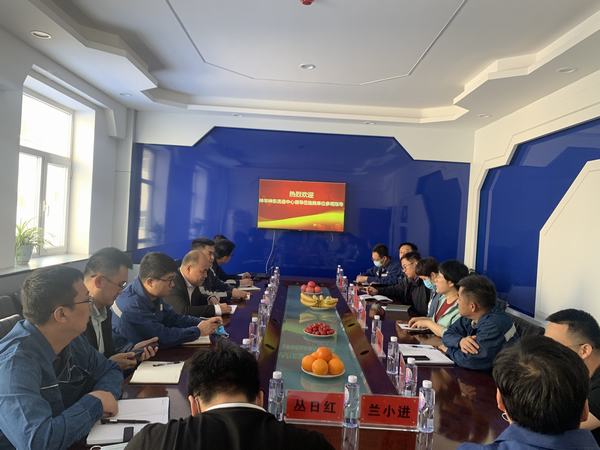 神华神东公司洗选中心一行到陕煤建设洗选煤运营公司红柳林洗煤厂项目部学习交流