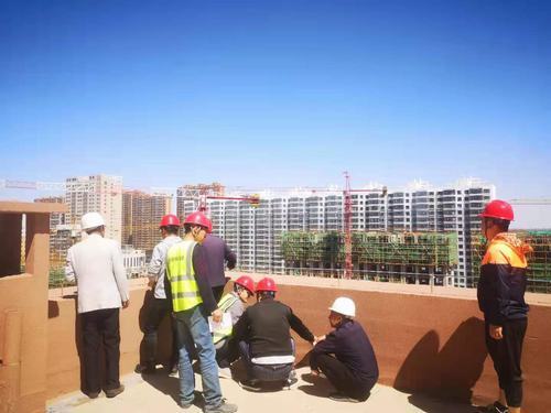 陕煤建设铜煤公司第一项目部金地华府6#楼顺利通过竣工预验收工作