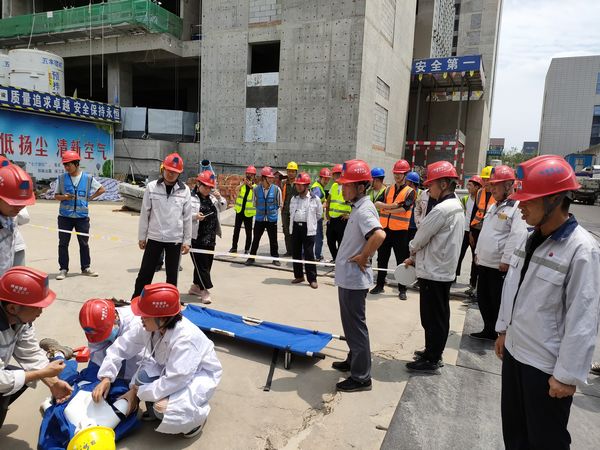 陕煤建设天工公司土建十五部应急演练加深安全意识