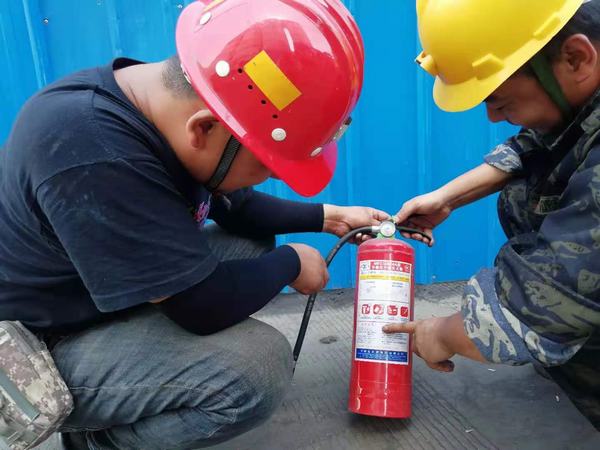 陕煤建设韩城分公司安装第四项目部：生产再忙 安全不忘