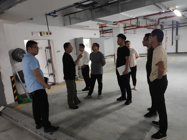 陕煤建设天工公司承建的沣东汽车城4S店集群一期地下室人防工程预验收首战告捷