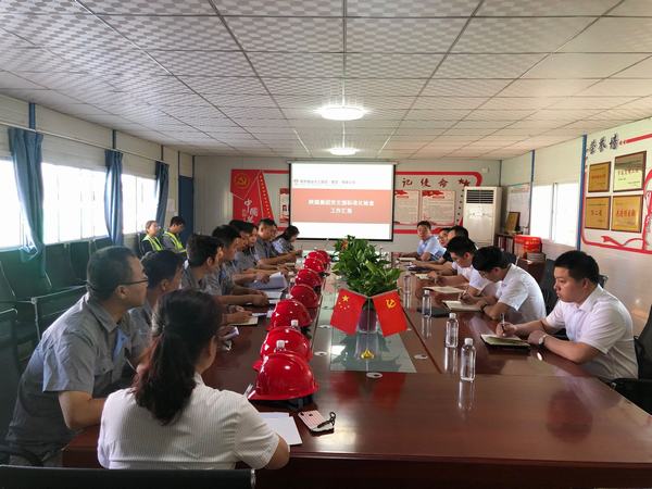 陕煤集团对陕煤建设铜煤公司党支部标准化建设进行督导检查