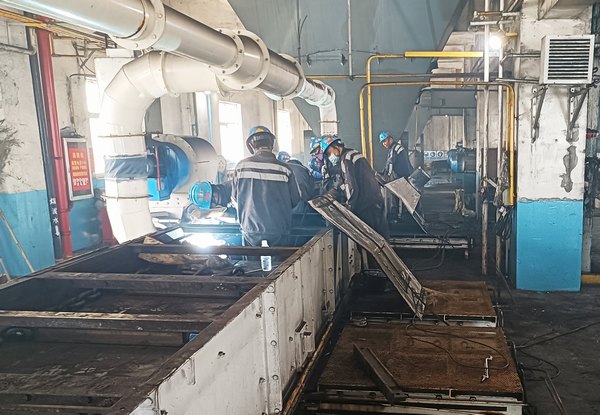 陕煤建设洗选煤运营公司红柳林洗煤厂项目部：“卸旧+换新”双向发力攻克检修大题