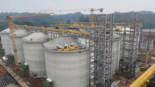 陕煤建设铜煤公司承建的四川中储粮项目顺利交付安装