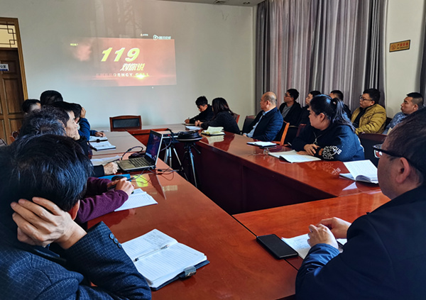 陕煤建设矿建三公司“119消防宣传日”防患于未“燃”