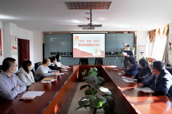 陕煤建设洗选煤运营公司召开“学党史、强信念、跟党走”团支部专题组织生活会