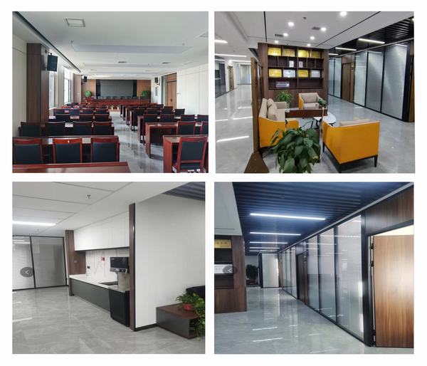 陕煤建设榆林公司承建的榆林能源化工投资有限公司办公新址装饰装修工程顺利移交入住