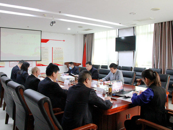 建设集团大秦置业公司召开党史学习教育专题民主生活会