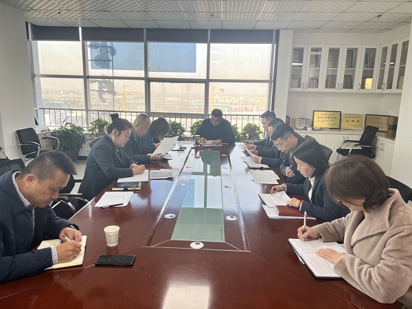 陕煤建设绿宇公司： 传达陕煤集团党风廉政纪检监察工作会会议精神