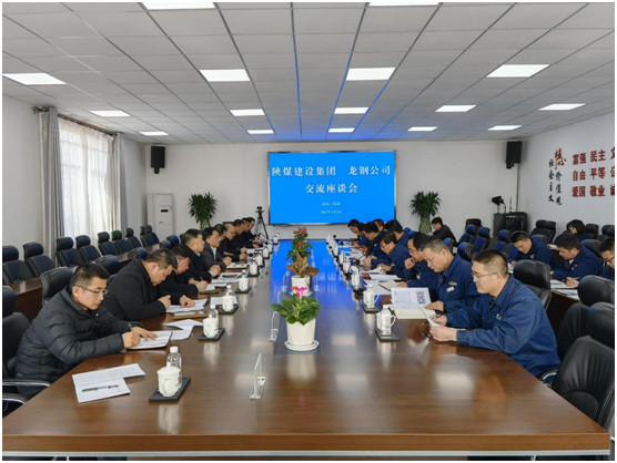 王明智、王宁赴陕钢集团龙钢公司洽谈项目合作